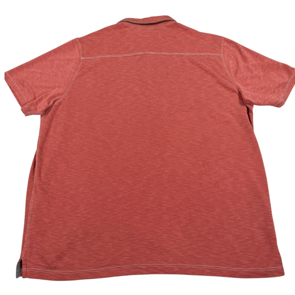 Tommy Bahama Polo Shirt Mens XL Red Excellent Tencel Modal Blend‎ Short Sleeve - Picture 3 of 10